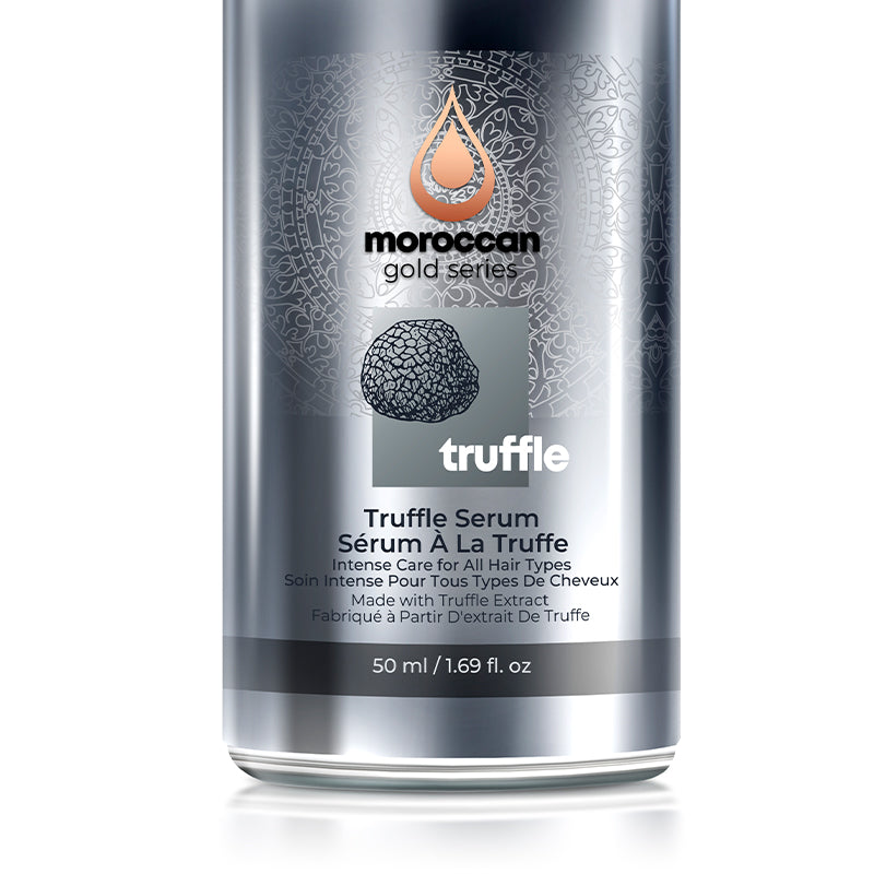 Moroccan Gold Series Black Truffle Serum – Anti Frizz Hair Serum for All Hair Types – Lightweight Hair Oil Enriched with Proteins and Amino Acids, Adds Shine, 1.69oz